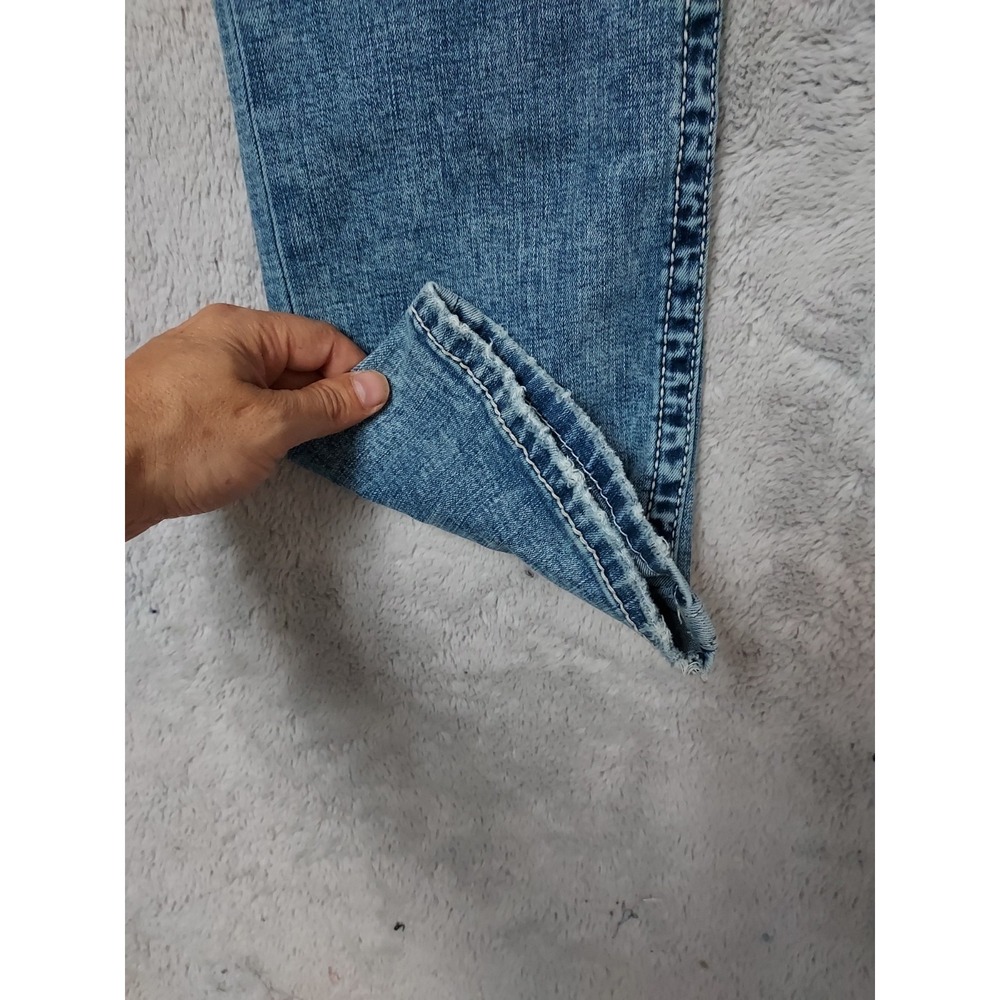 BKE Jeans Men 30x34 Jake Straight Leg Regular Fit Blue Acid Wash Cotton Stretch - Picture 5 of 13